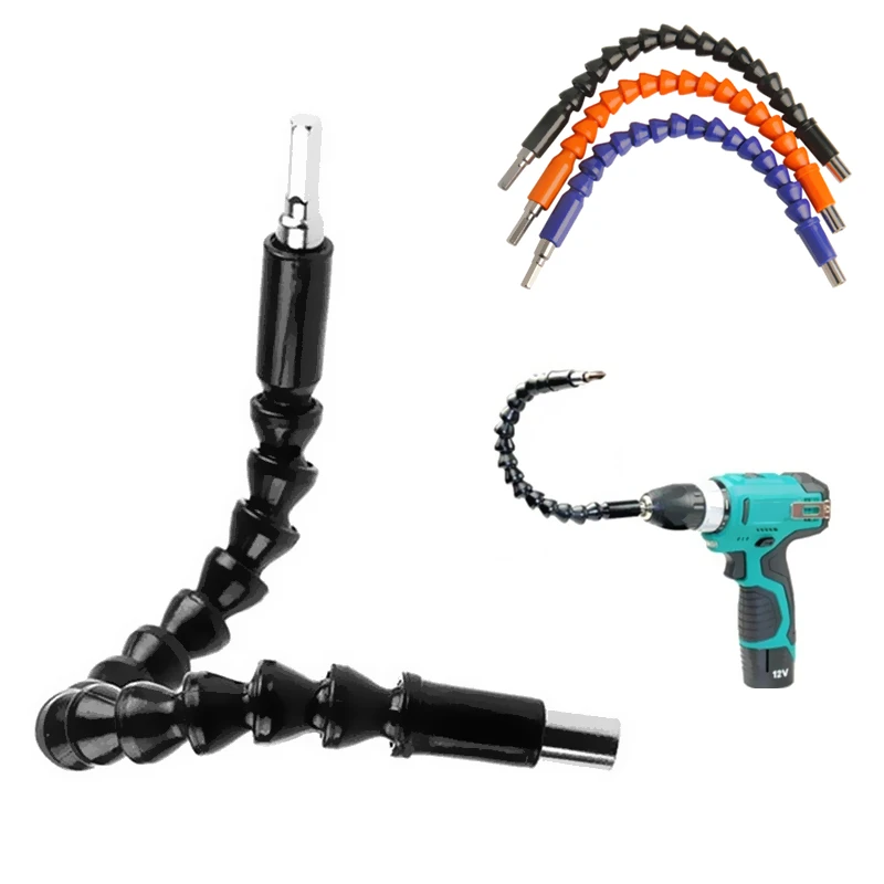 295mm Flexible Shaft 1/4''/6.35mm Hex Flex Electric Drill Connect Shaft Screwdriver Bits Rod