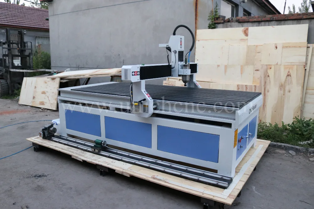 Unichcnc Т-слот таблицы Mach3 1224 3d древесины, МДФ cnc router 4 оси