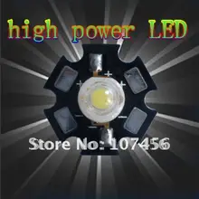 100 шт. 1 ватт теплый белый high power 1 Вт лампа Светодиодная Яркий 100LM