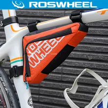 ROSWHEEL Triangle Bicycle Bag MTB Road Bike Tube Corner Frame Tool Saddle Bag Cycling Front Basket Pannier Bicycle Accessories