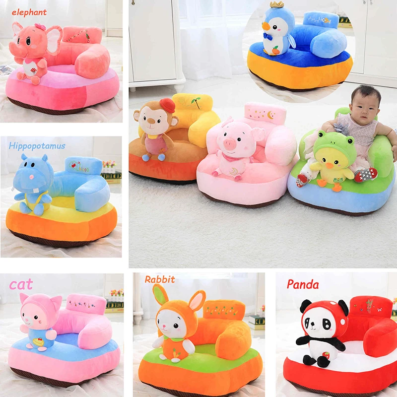 Cute Soft Stuffed Baby Seat Plush Toy Animal Toys Infant Back Support Learning Sit Safety Baby Sofa Feeding Chair Seat Kid Gift Cute Soft Stuffed Baby Seat Plush Toy Animal Toys Infant Back Support Learning Sit Safety Baby Sofa Feeding Chair Seat Kid Gift