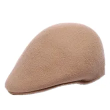 Унисекс живописный шерстяной берет Gorras Planas Newsboys плоская кепка винтажный берет для художника Кепка s для мужчин и женщин