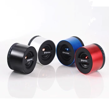 

New Bluetooth Speakers Haut Parleur Woofer Bluetooth Speaker Aluminum Mini Speaker With MIC Handsfree TF Card Slot