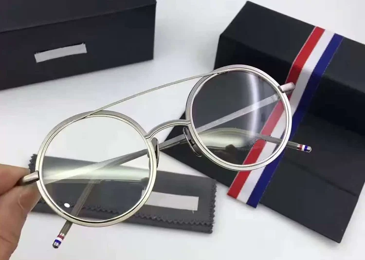 Новые Нью-Йорк том бренд ретро круглые прозрачные очки 108 оптические очки по рецепту оправа для мужчин и женщин oculos de grau