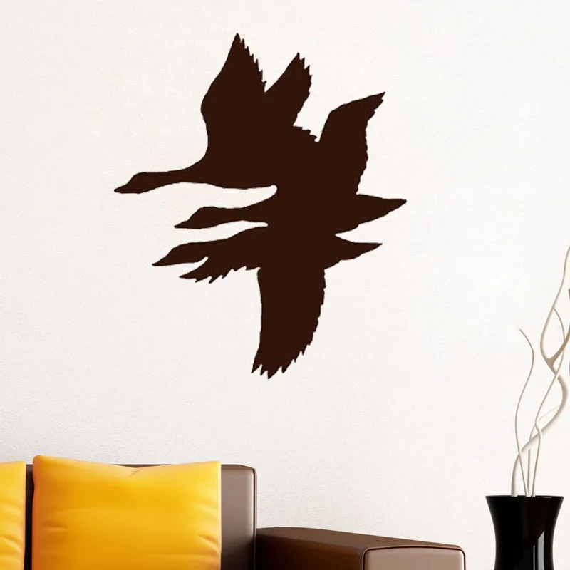 ZOOYOO Flying Duck Wall Decal Stickers Duck Home Decor Kids Room