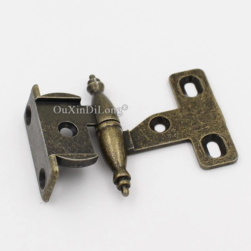 Retro Vintage 10Pairs European Antique Metal Furniture Hinges Wardrobe