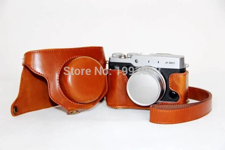 Винтажный чехол для видеокамеры, сумка для Fuji Fujifilm X30, защитная сумка с ремешком