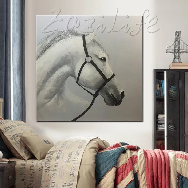 

Hand Painted Original oil painting,horse painting,impasto,heavy texture,huge size,palette knife painting,Wall Art. Home Decor