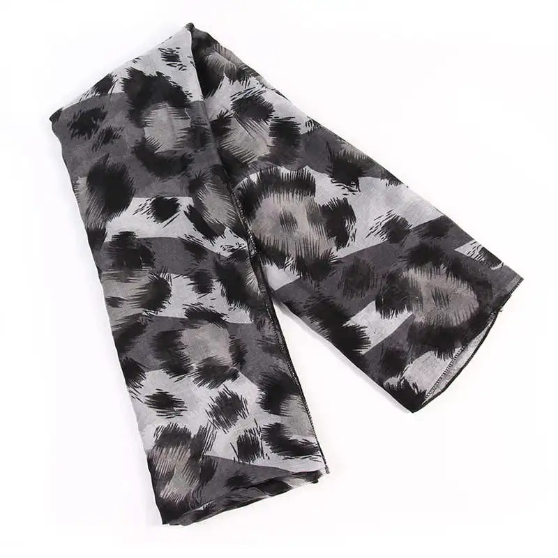 Women Ladies Leopard Print Scarf Wrap Shawls Headband Soft Shawl Long palatine women's scarves handkerchief hijab scarf 40MA0416
