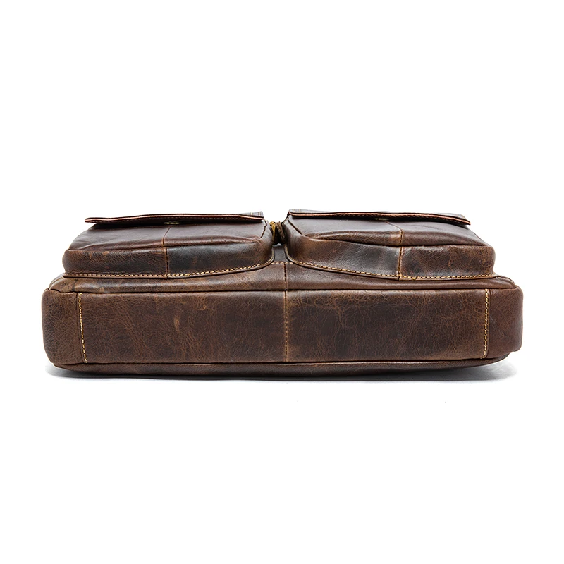 WESTAL Business Men Briefcase Bag Leather Laptop Bag Casual Men Shoulder bags Genuine Leather Bags Male Man Handbags Totes