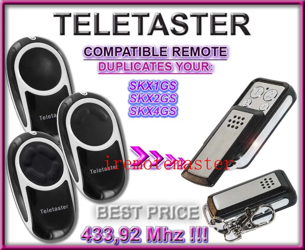 TELECOMMANDE COMPATIBLE SCS SENTINEL CONTROLGATE