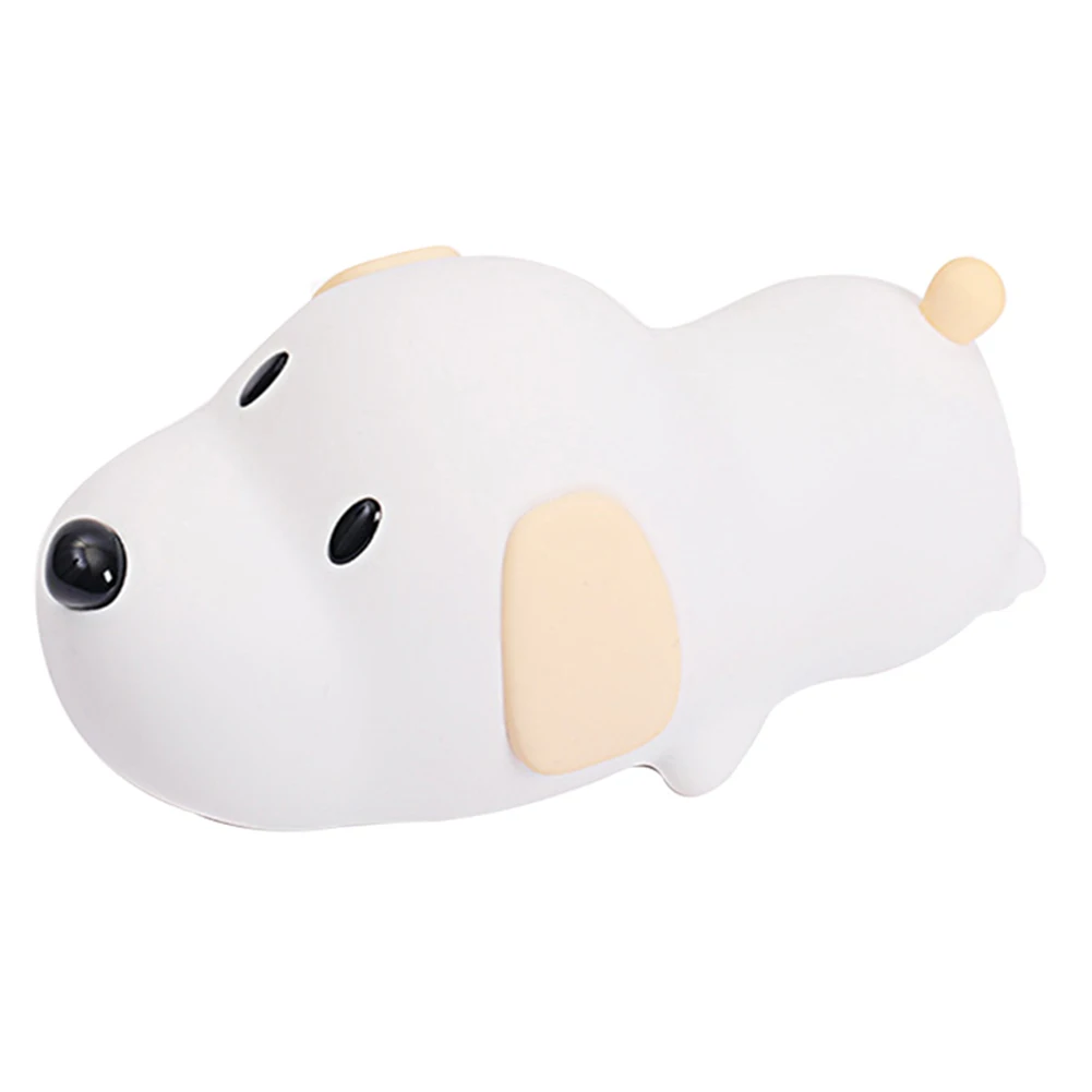 

LED Kids Night Light Cute Puppy Soft Silicone Baby Nursery Lamp USB Rechargeable Adjustable MDJ998