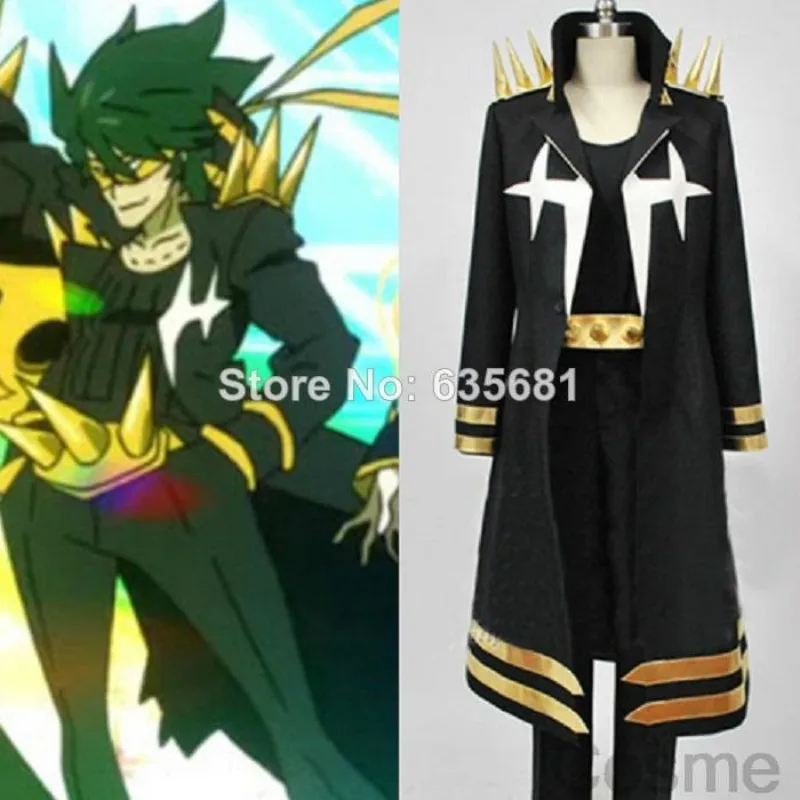 Kill LA Kill Uzu Sanageyama Three-star Black Uniform Clothing Cosplay Costume