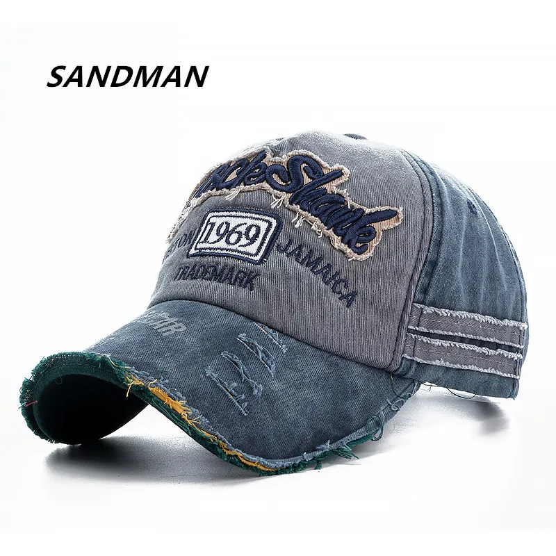 Sandman Brand Wash Cotton Cap For Men 
