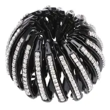 Птичье гнездо со стразами расширяющийся хвост волос булочка держатель ручка коготь аксессуары для волос новые профессиональные салонные для волос Зажимы для женщин девушек