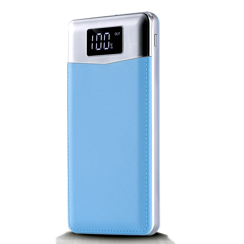 20000 мАч Внешний аккумулятор, портативный внешний аккумулятор, 2 USB lcd Внешний аккумулятор, зарядное устройство для мобильного телефона Xiaomi iphone 7/8 X samsung