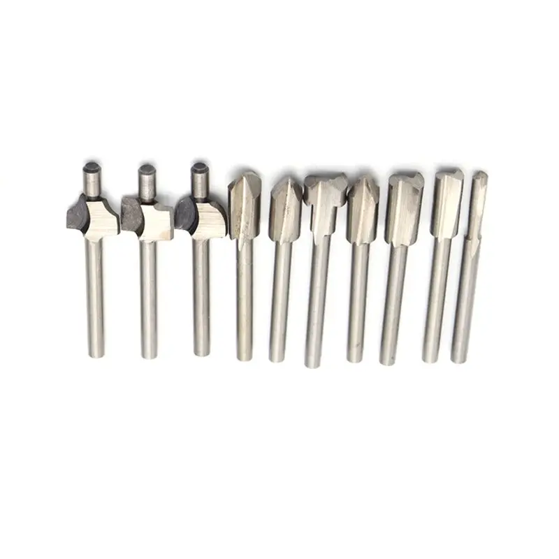 

15Pcs DIY HSS Router Carbide Engraving Bits Drill Bit Shank For Rotary Tools for Woodworking Carving Engraving Drilling