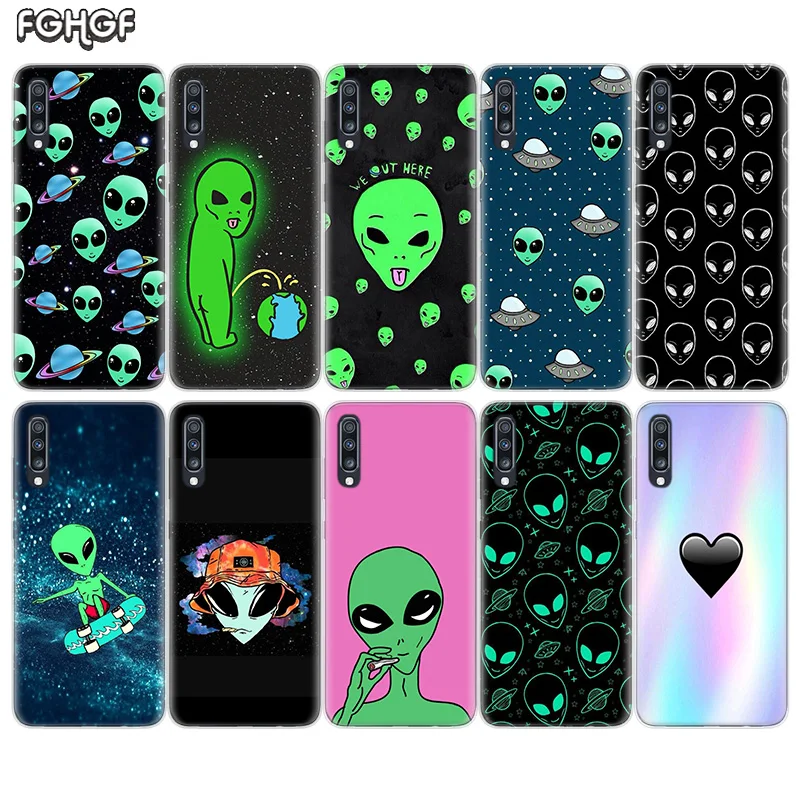 

Alien Smoking Weed Soft TPU Case For Samsung Galaxy S10 Plus S10E A70 A50 A30 M40 M30 M20 A60 A40 A20 A10 M10 A20E A80 Cover