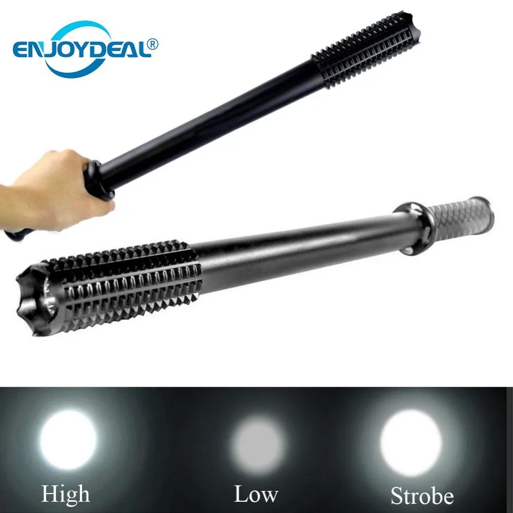 LED Baseball Bat Flashlight 2000Lumens Super Bright Baton Torch