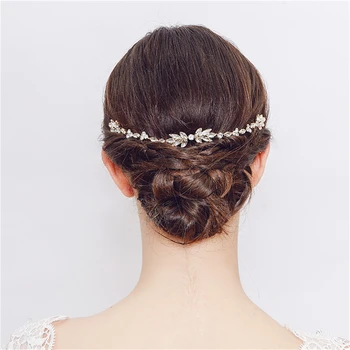 

BOAKO Classic Wedding Hair Combs Women Girl Crystal Bendable Bride Hair Jewelry Accessories Hairpins Party Hairdress Z3