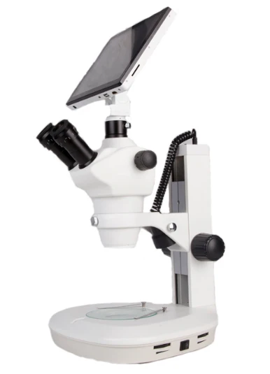 

Proessional E-SMZ630 8x-50x Simul-Focal Trinocular Zoom stereo microscope LCD Zoom Microscope