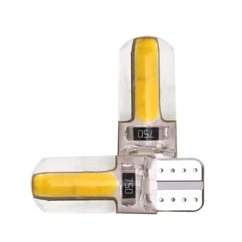 

2PCS Super Bright T10 Silica Gel LED Bulbs Silicone Shell Auto Wedge Parking Light Signal Light Turn Side Lamps Car Accessories