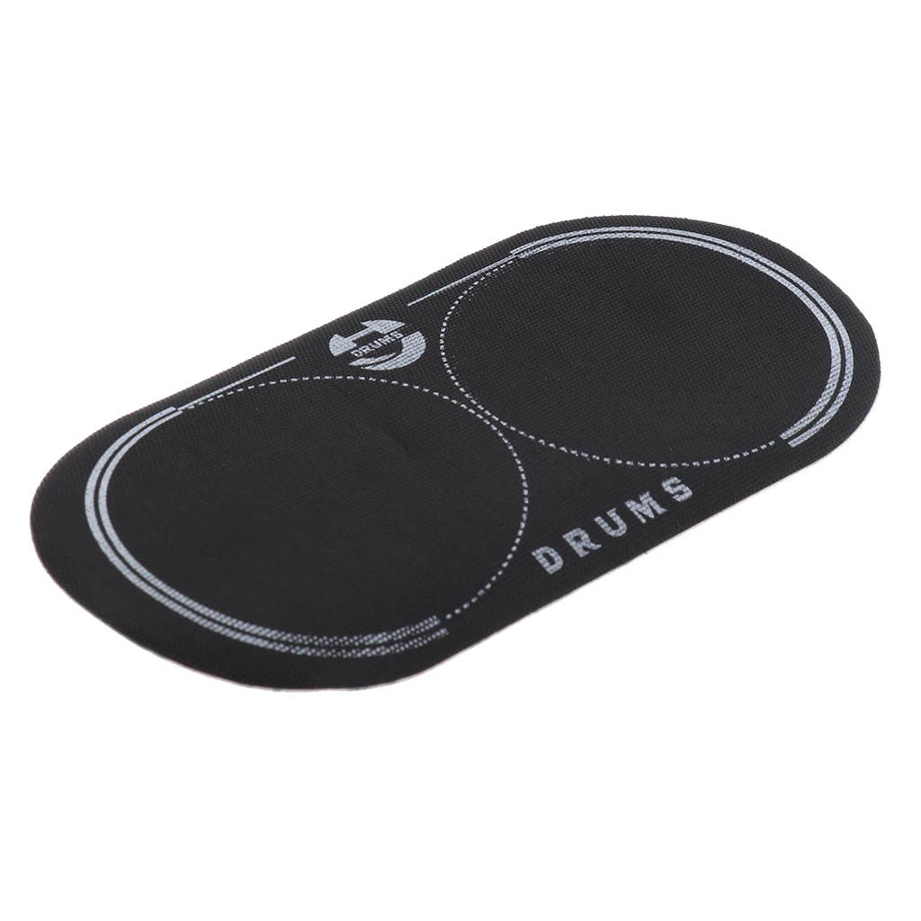 Musically Double Bass Drum Patch for Percussion Instrument Accessories Drum Set Kit Parts12.8x6.5cm
