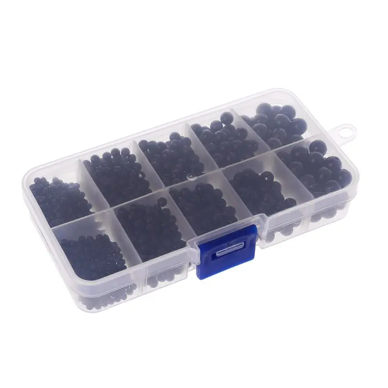 

1380Pcs 3mm/4mm/5mm/6mm/8mm DIY Doll Puppet Plastic Black Eyes Sewing Beads Safety Craft For Handmade Doll accessories