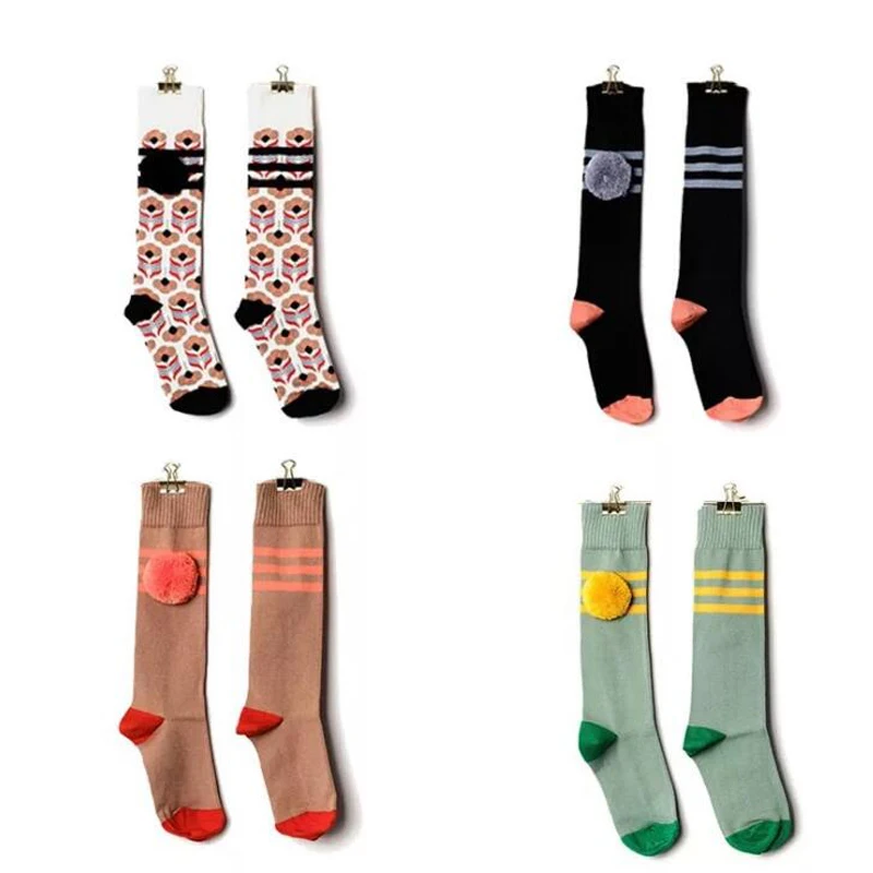 

2018 Baby Girls Knee Socks Wolf Rita Cute Baby Wear Meias Menino Infant Boys Clothes Cotton Knee Socks For Children Chaussette