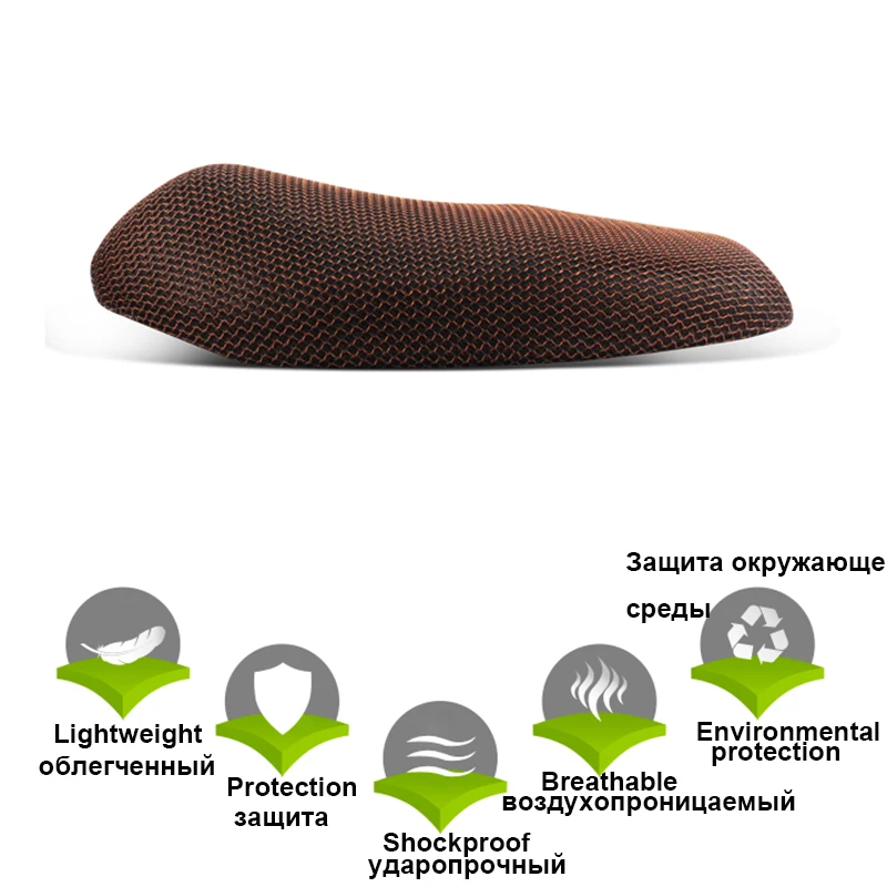 85*50 см чехол для сиденья мотоцикла скутер электрический велосипед Солнцезащитная сетка дышащий протектор вентилируемая подушка 3D Защита от солнца