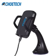 CHOETECH 3 Coils Qi Wireless Car Charger Charging Dock Phone Chargers For Samsung Galaxy S6/S6edge And For Nexus 4/5/6