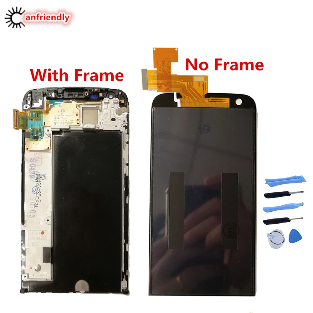 

LCD for LG G5 G 5 LCD 5.3" Display For LG G5 LCD H850 H840 H860 Touch Screen Digitizer Assembly WITH FRAME Replacement Panel