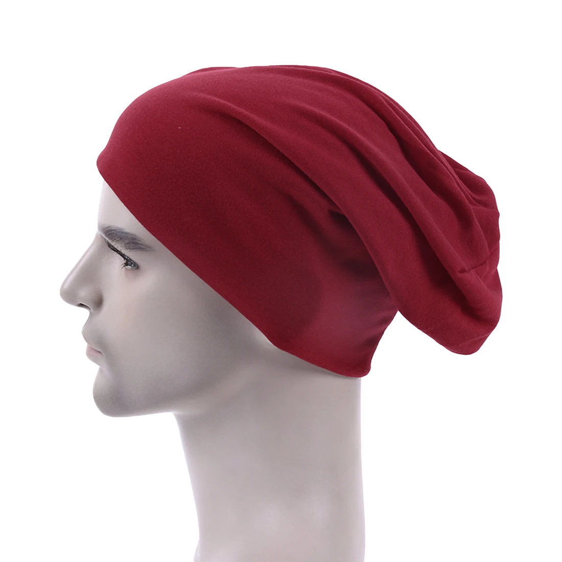 

2018 Trend Wild Knit Hat New Fashion Men's And Women's Universal Cotton Blend Solid Color Hat Autumn And Winter Warm Hip Hop Cap