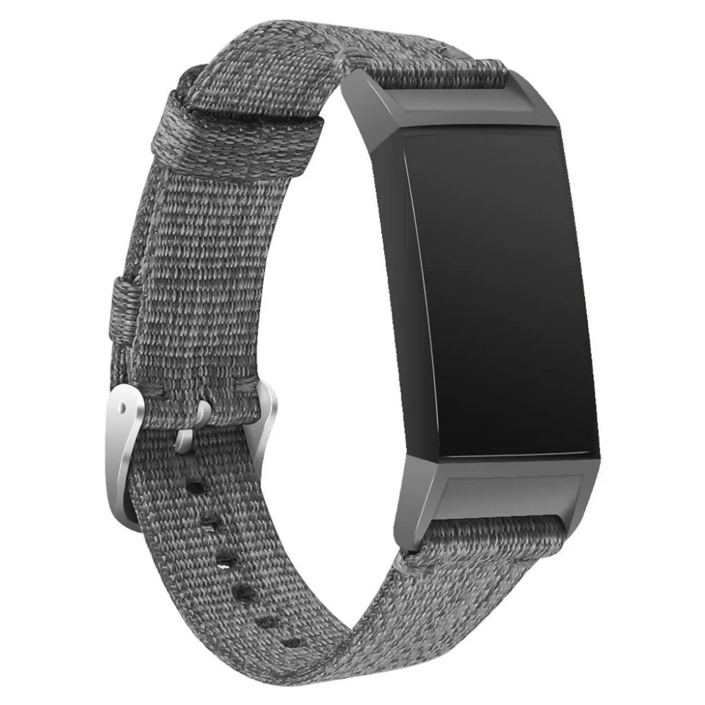 Роскошные ремешки для умных часов Fitbit Charge 3 мягкий нейлоновый спортивный ремешок