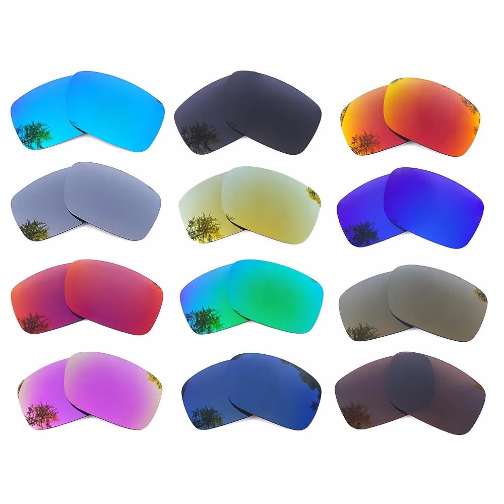 

PAZZERBY Polarized Replacement Lenses for Crankcase Sunglasses Frame 100% UVA & UVB - Multiple Options