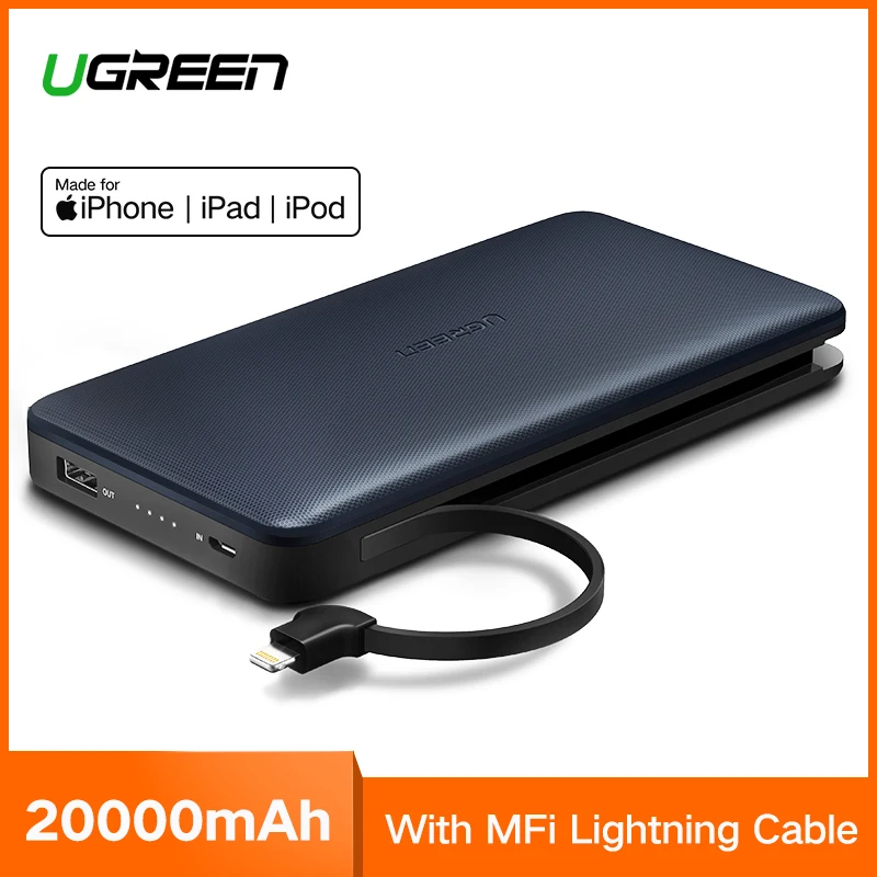 Ugreen Power Bank 20000mAh External Battery Charger for iPhone XR 8