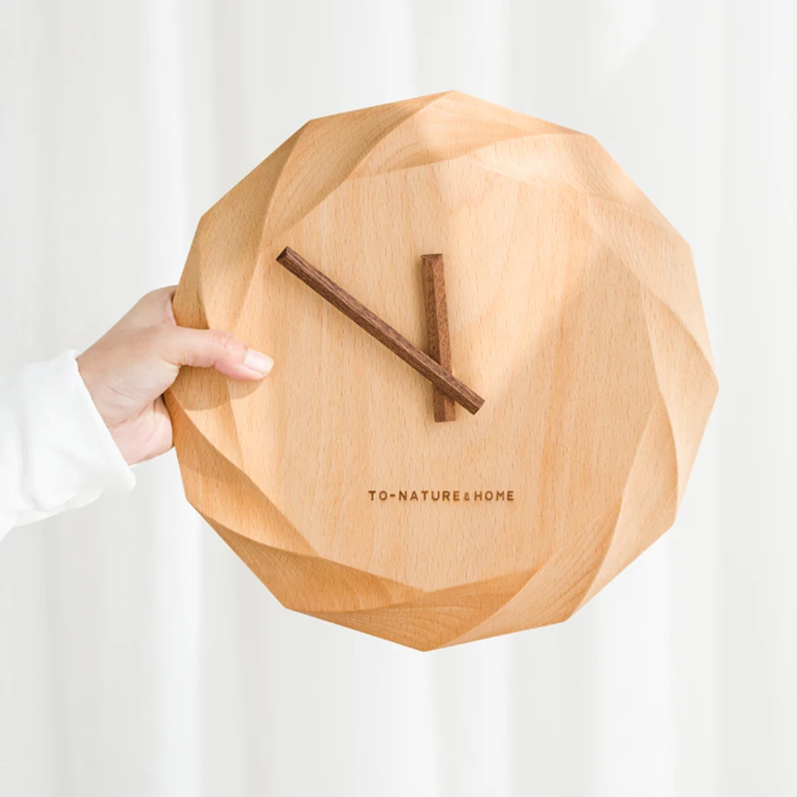 

Creative Wood Clock Digital Silent Wall Watch Home Watches Clocks Wall Decor Needle Clock House Decorations Office Gift WZH383