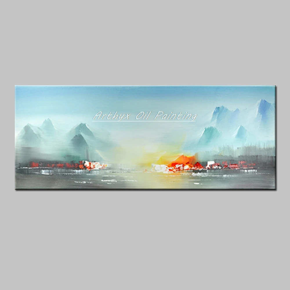 Arthyx абстрактные картины большая ручная роспись пейзаж картина маслом на холсте