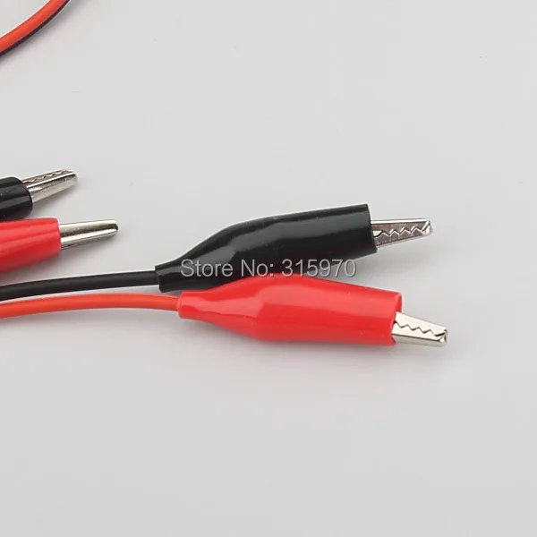 

Double End Test Leads Alligator Crocodile Roach Clip Jumper Wire Alligator leads test clips Electrical 6pcs/lot