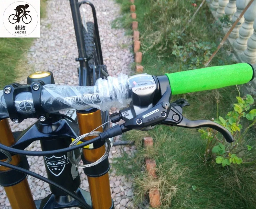 Discount Kalosse  M610  Hydraulic brakes  30 speed alloy Full suspension frame  downhill  bike 26*17 inch    mountain bicycle 3