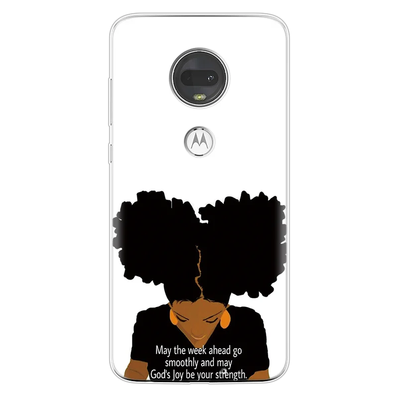 Черный чехол для Motorola Moto G7 Power G5 G5S G4 E5 E4 Z Z2 Z3 Plus Play EU Go One Fundas|Бамперы| |