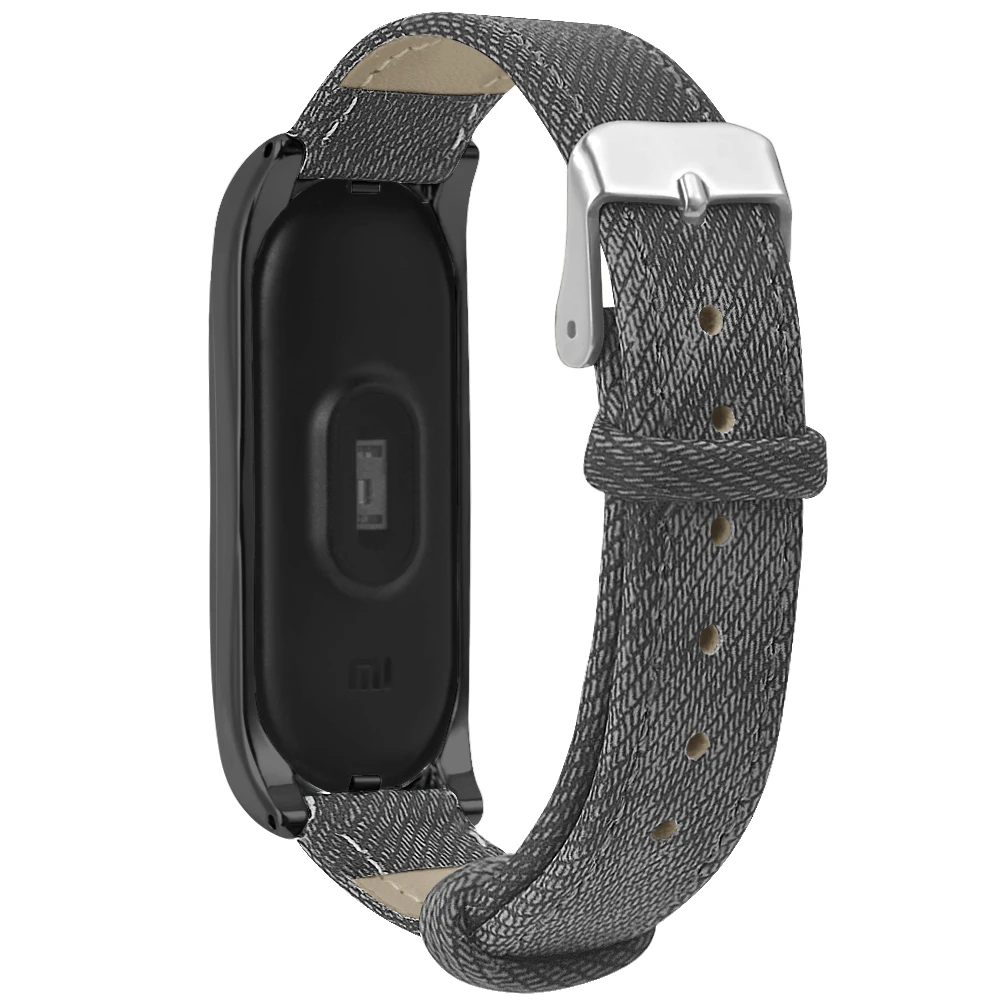 AKBNSTED для Xiaomi Mi Band 4 ковбойские Сменные наручные часы ремешок металлический корпус