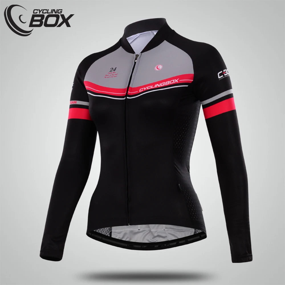 Women's Long Sleeve Cycling Jersey Bike Shirt Bicycle Top Clothing