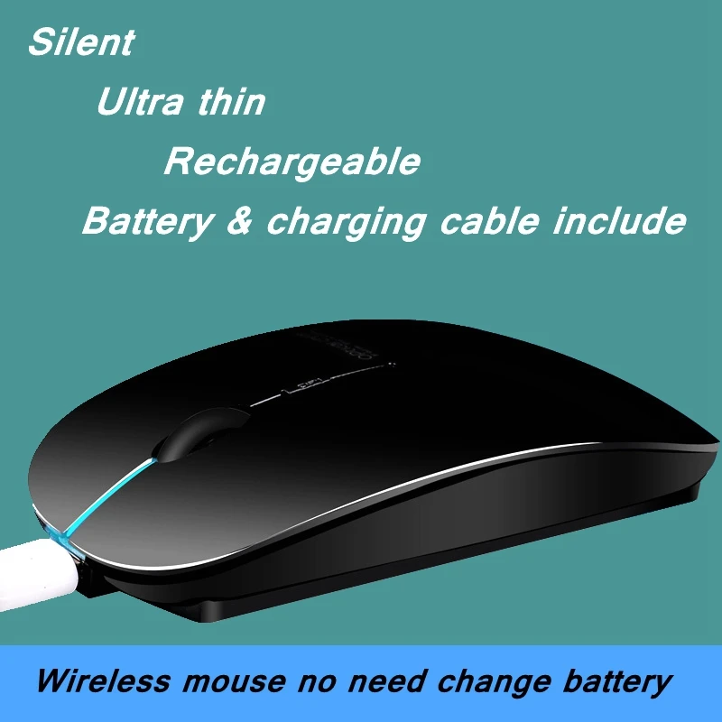 Мышь ACTME T5 аккумуляторная беспроводная 2 4 ГГц 2400DPI|wireless mouse|game mousecomputer games mouse |