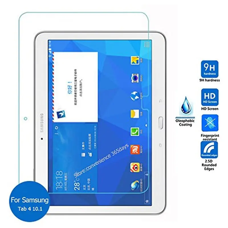 

Screen Protector For Samsung Tab 4 10.1 inch SM-T530 Tempered Glass For Galaxy Tab4 10.1" T530 T531 T535 Tablet Screen Glass