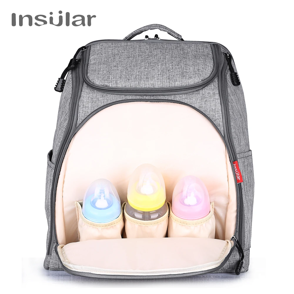 INSULAR Diaper Bag Mother Tote Bag Nappy Changing Bags Large Capacity