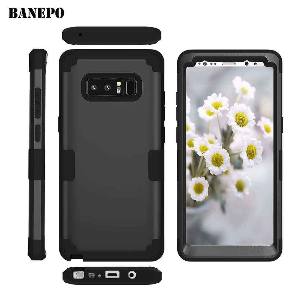 

360 Full Protection Phone Ccase For Samsung Note 8 Commerce Shockproof Phone Case Body Mobile Phone Accessories For Samsung c136