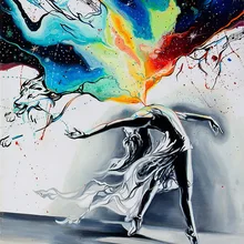 Понимание танца DIY живопись по номерам 24 цвета пигментная щетка Живопись Искусство Ручная роспись креативная Цифровая живопись маслом