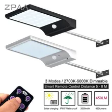 48 светодиодов беспроводной Солнечный уличный светильник солнечный светильник с контроллером водонепроницаемый светильник Безопасности Светильник s для наружного сада настенный уличный двор