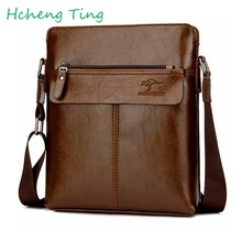 Men Bag Leather Famous Men Shoulder Messenger Bag KANGAROO Designer Black Casual Crossbody Bag Business Briefcase Bolsa